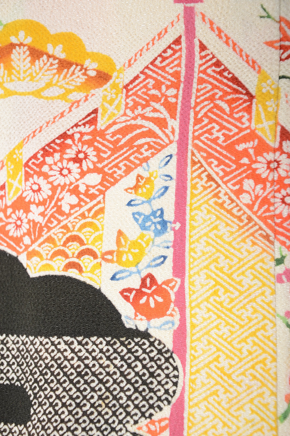 Long-sleeved kimono 6 items set / Furisode / FK#1078