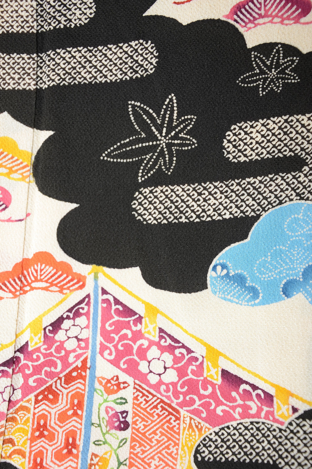 Long-sleeved kimono 6 items set / Furisode / FK#1078