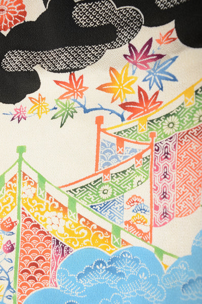 Long-sleeved kimono 6 items set / Furisode / FK#1078