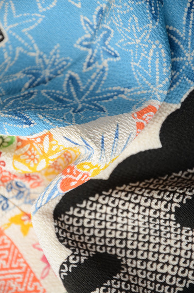Long-sleeved kimono 6 items set / Furisode / FK#1078