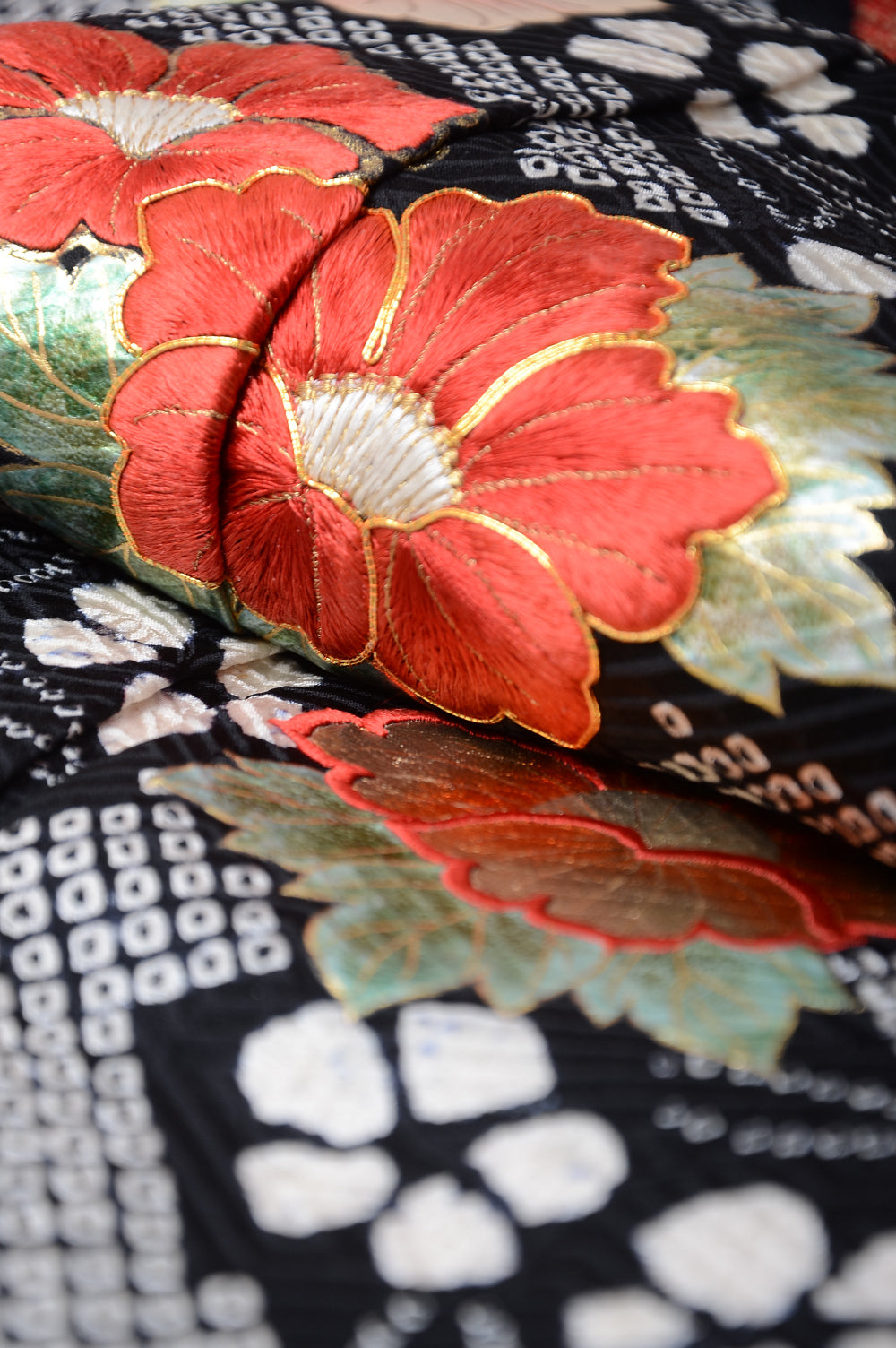 Long-sleeved kimono 6 items set / Furisode / FK#1079