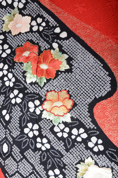 Long-sleeved kimono 6 items set / Furisode / FK#1079