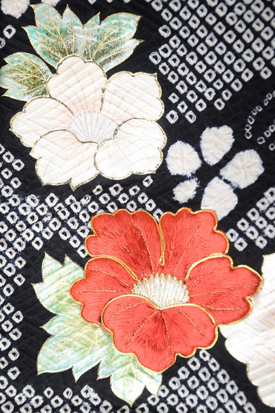 Long-sleeved kimono 6 items set / Furisode / FK#1079