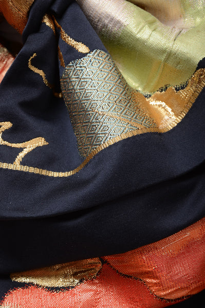 Long-sleeved kimono 6 items set / Furisode / FK#1079