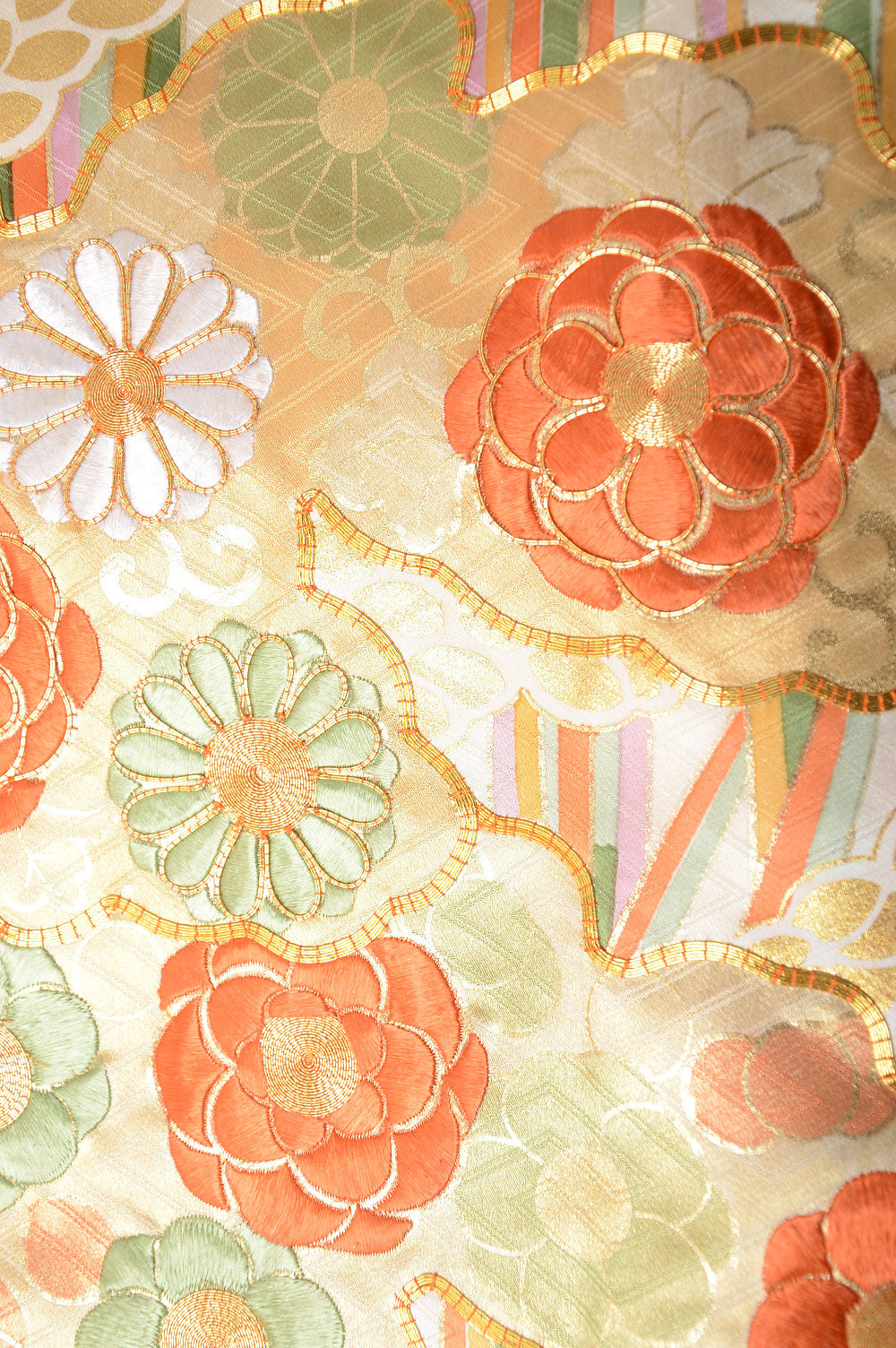Long-sleeved kimono 6 items set / Furisode / FK#1080