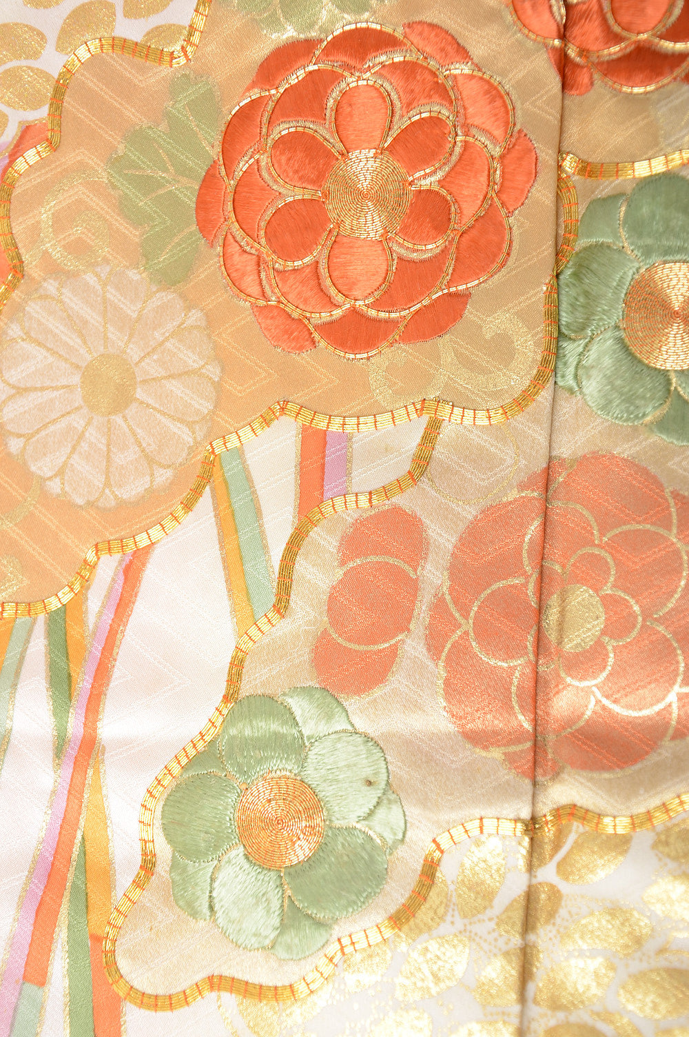 Long-sleeved kimono 6 items set / Furisode / FK#1080