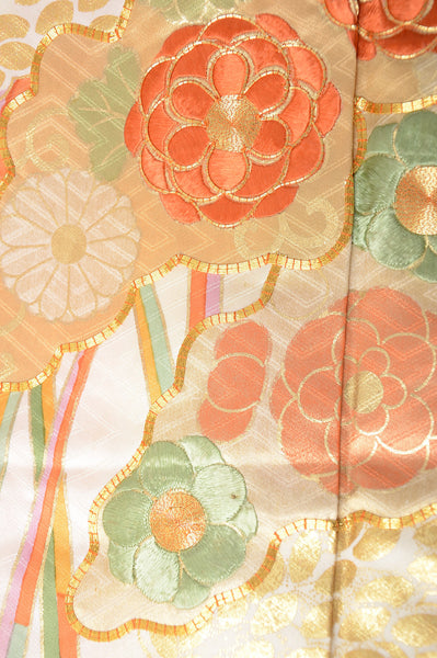 Long-sleeved kimono 6 items set / Furisode / FK#1080