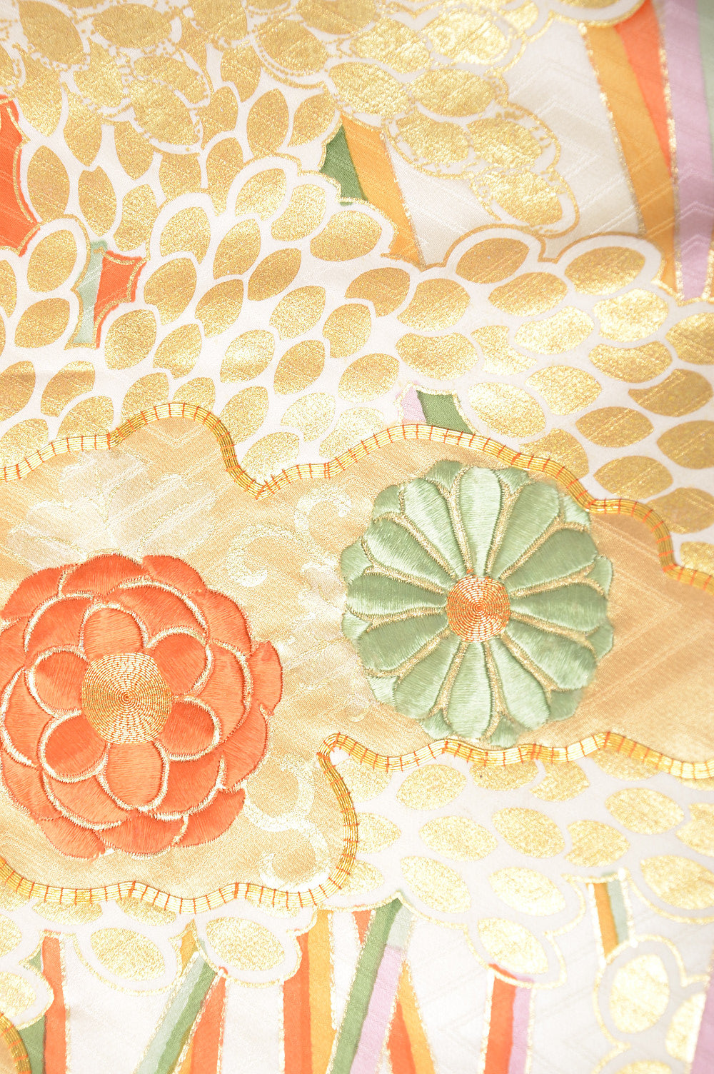 Long-sleeved kimono 6 items set / Furisode / FK#1080
