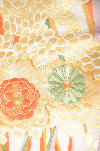 Long-sleeved kimono 6 items set / Furisode / FK#1080