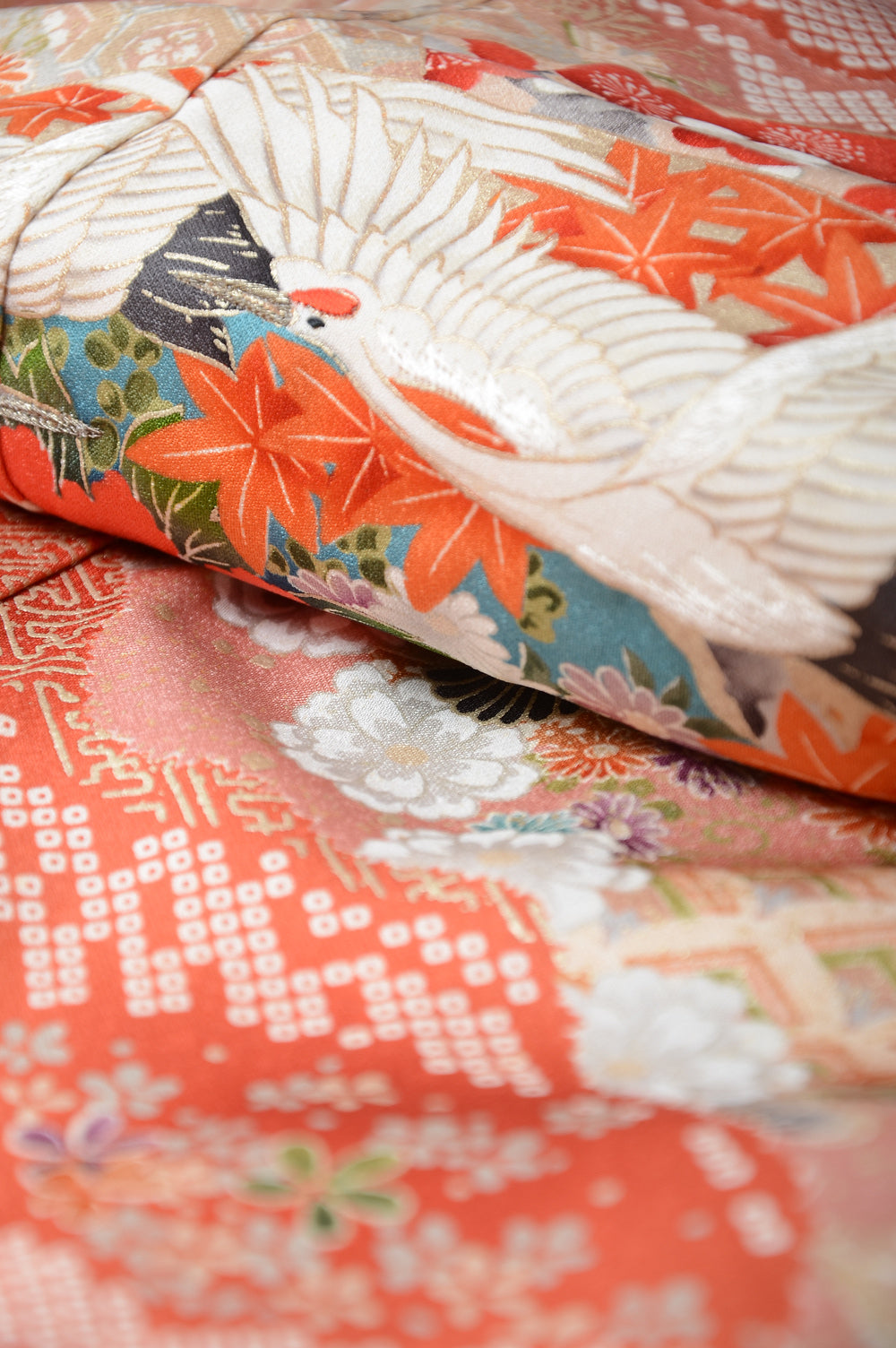 Long-sleeved kimono 6 items set / Furisode / FK#1081