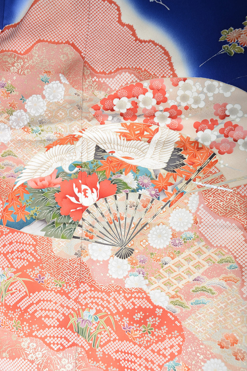 Long-sleeved kimono 6 items set / Furisode / FK#1081