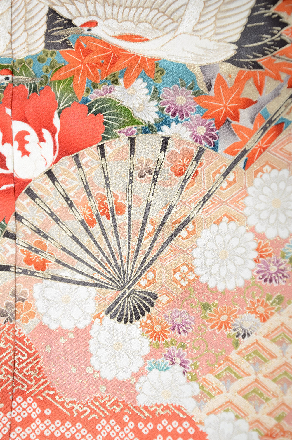 Long-sleeved kimono 6 items set / Furisode / FK#1081