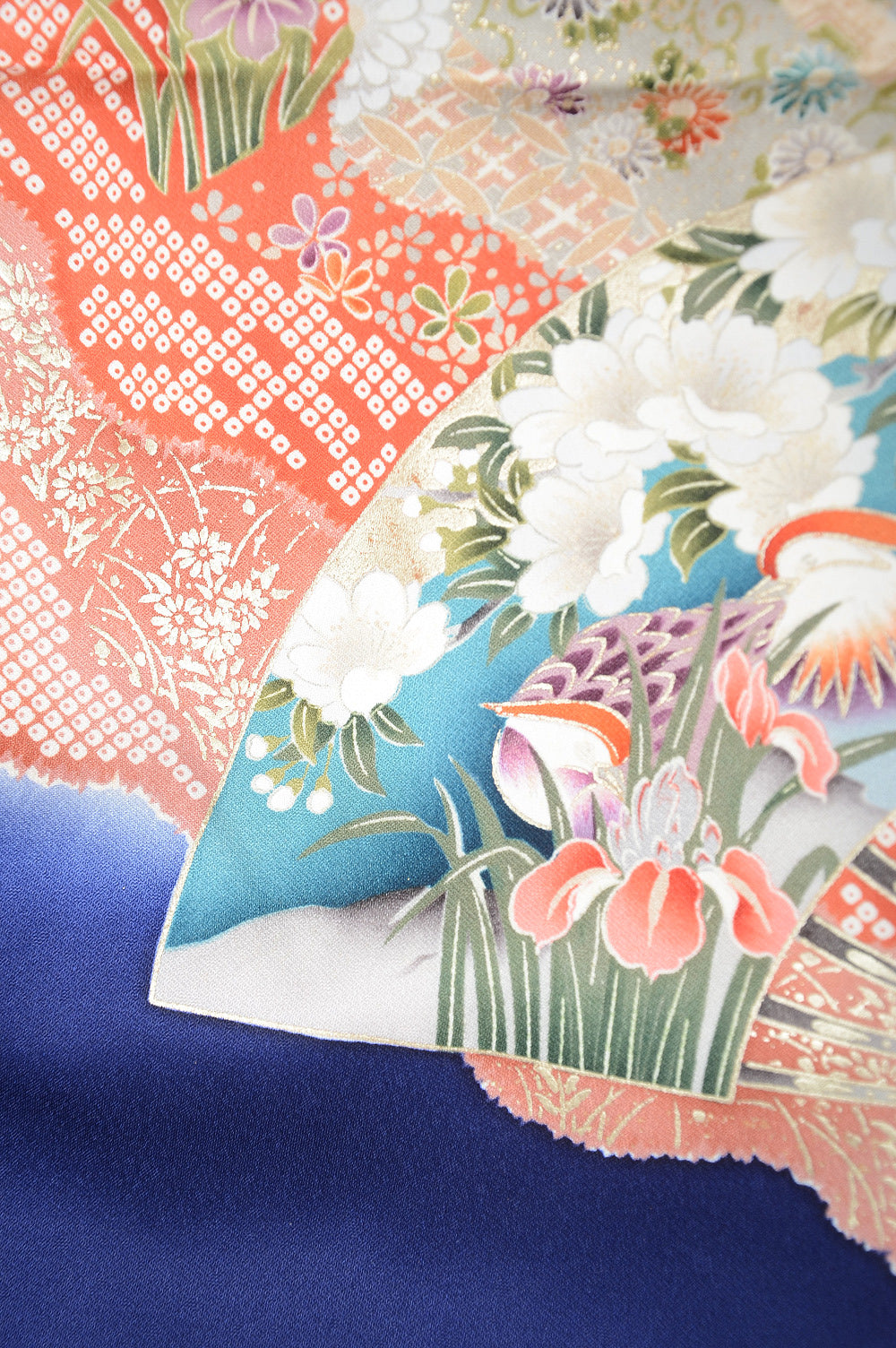 Long-sleeved kimono 6 items set / Furisode / FK#1081
