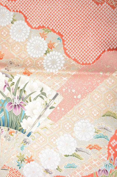 Long-sleeved kimono 6 items set / Furisode / FK#1081