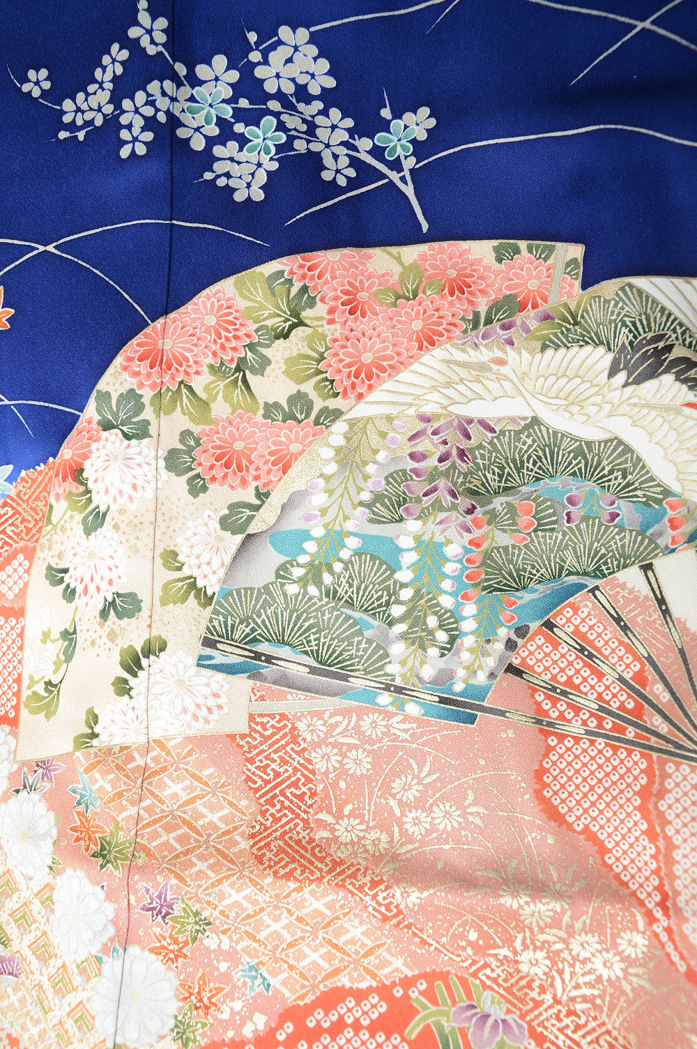 Long-sleeved kimono 6 items set / Furisode / FK#1081