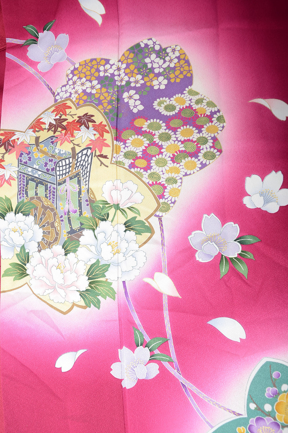 Long-sleeved kimono 6 items set / Furisode / FK#1082