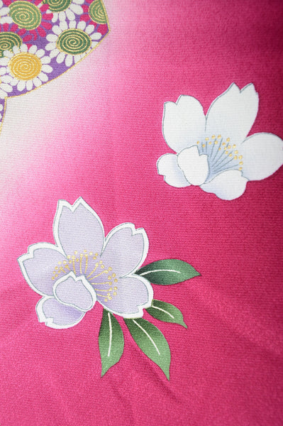 Long-sleeved kimono 6 items set / Furisode / FK#1082