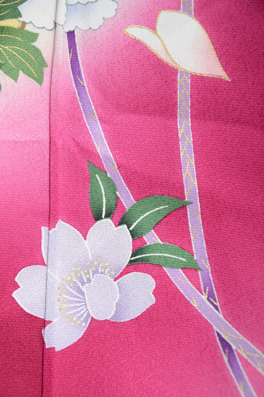 Long-sleeved kimono 6 items set / Furisode / FK#1082