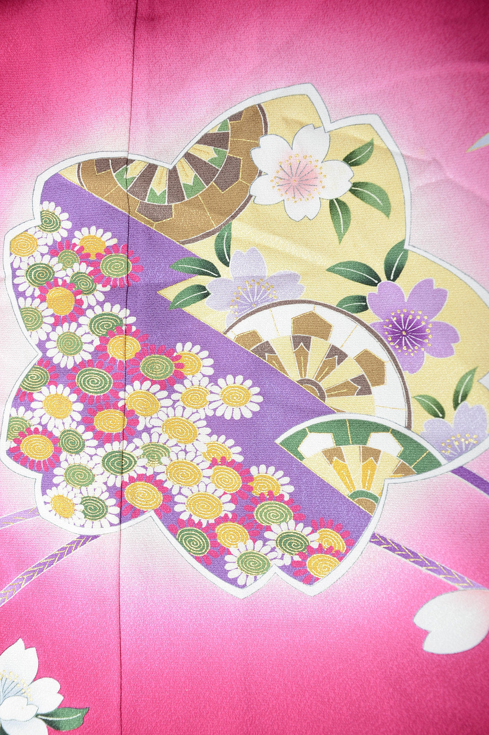 Long-sleeved kimono 6 items set / Furisode / FK#1082
