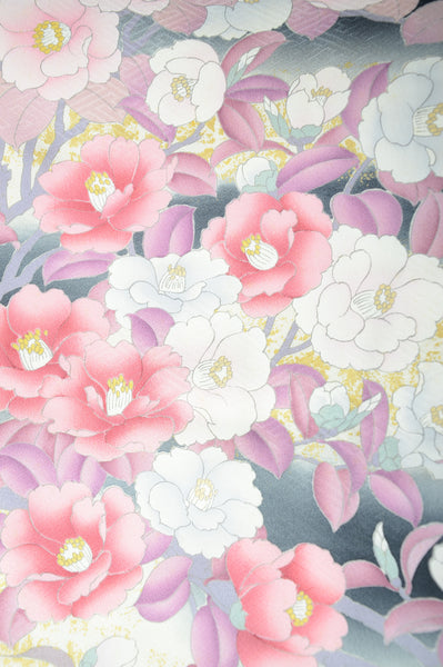 Long-sleeved kimono 6 items set / Furisode / FK#1083