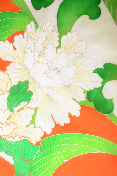 Long-sleeved kimono 6 items set / Furisode / FK#1125