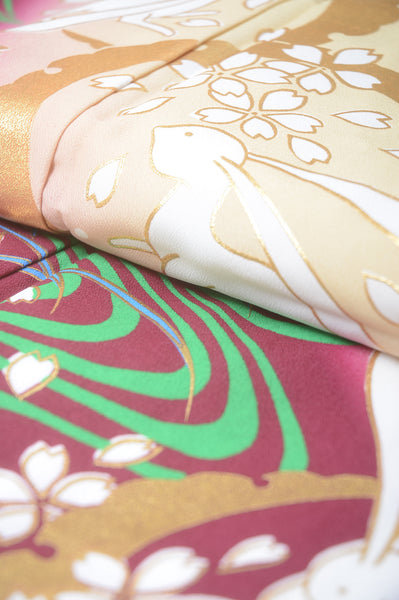 Japanese kimono 4 items set / PK #362