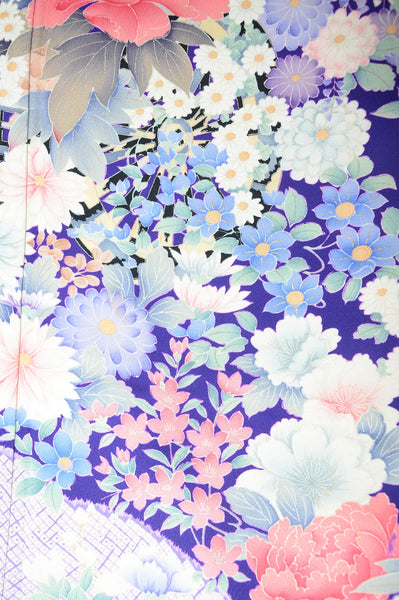 Long-sleeved kimono 6 items set / Furisode / FK#1127