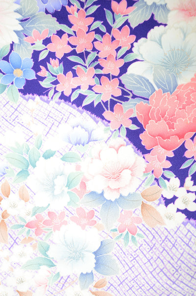 Long-sleeved kimono 6 items set / Furisode / FK#1127