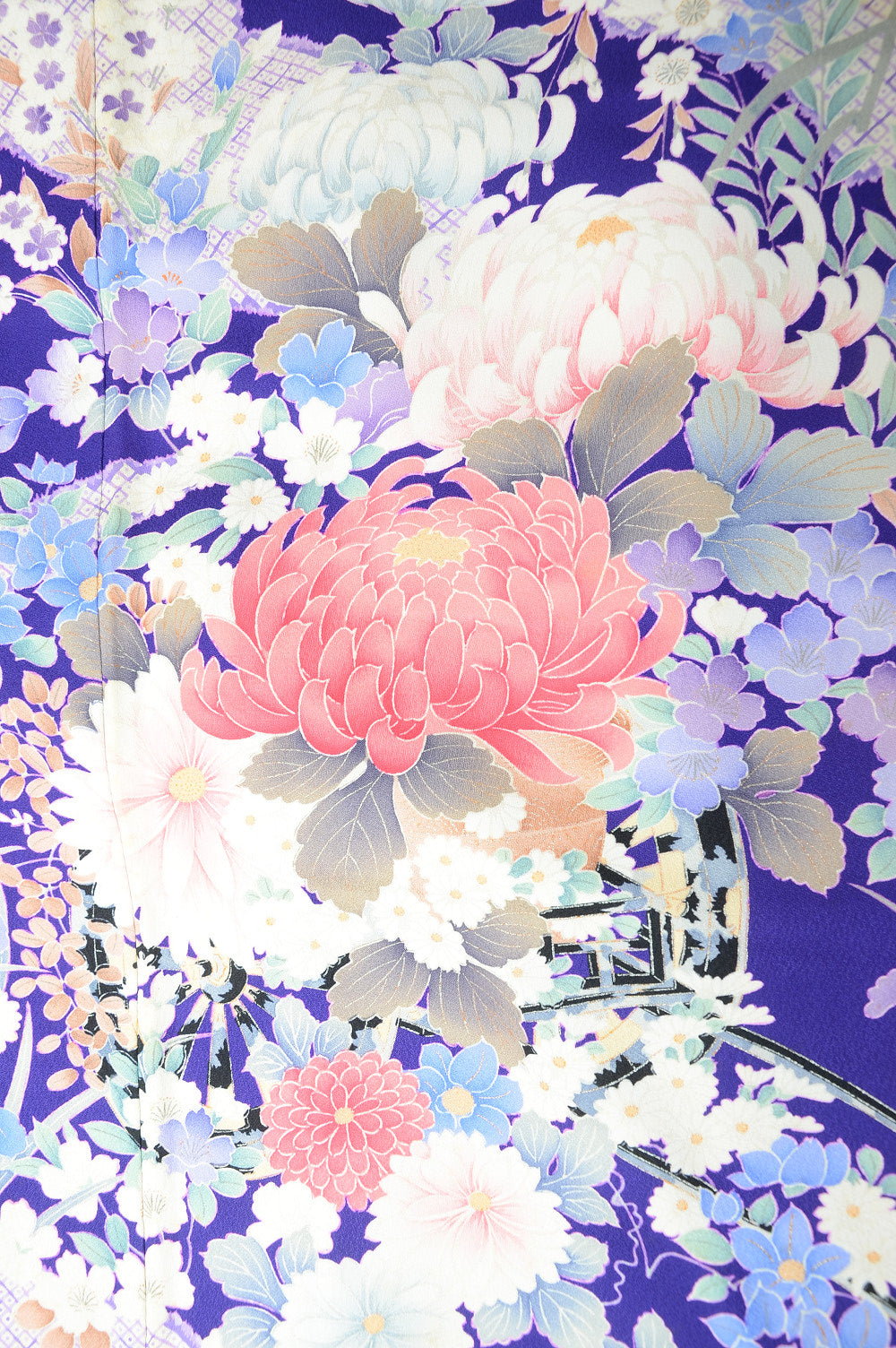 Long-sleeved kimono 6 items set / Furisode / FK#1127