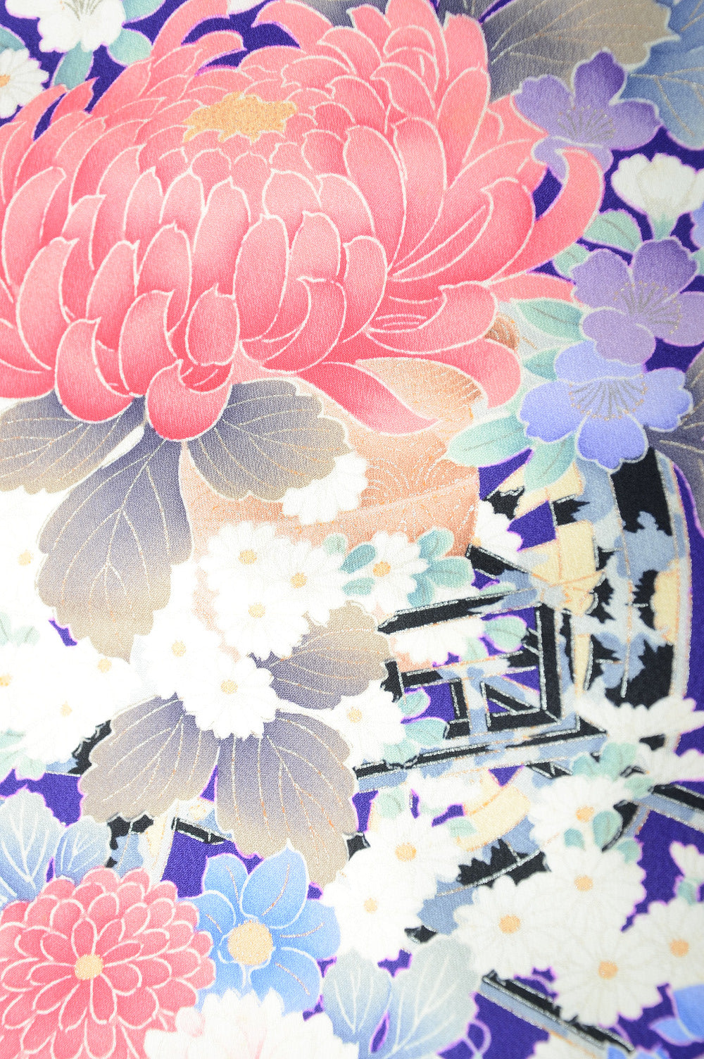 Long-sleeved kimono 6 items set / Furisode / FK#1127