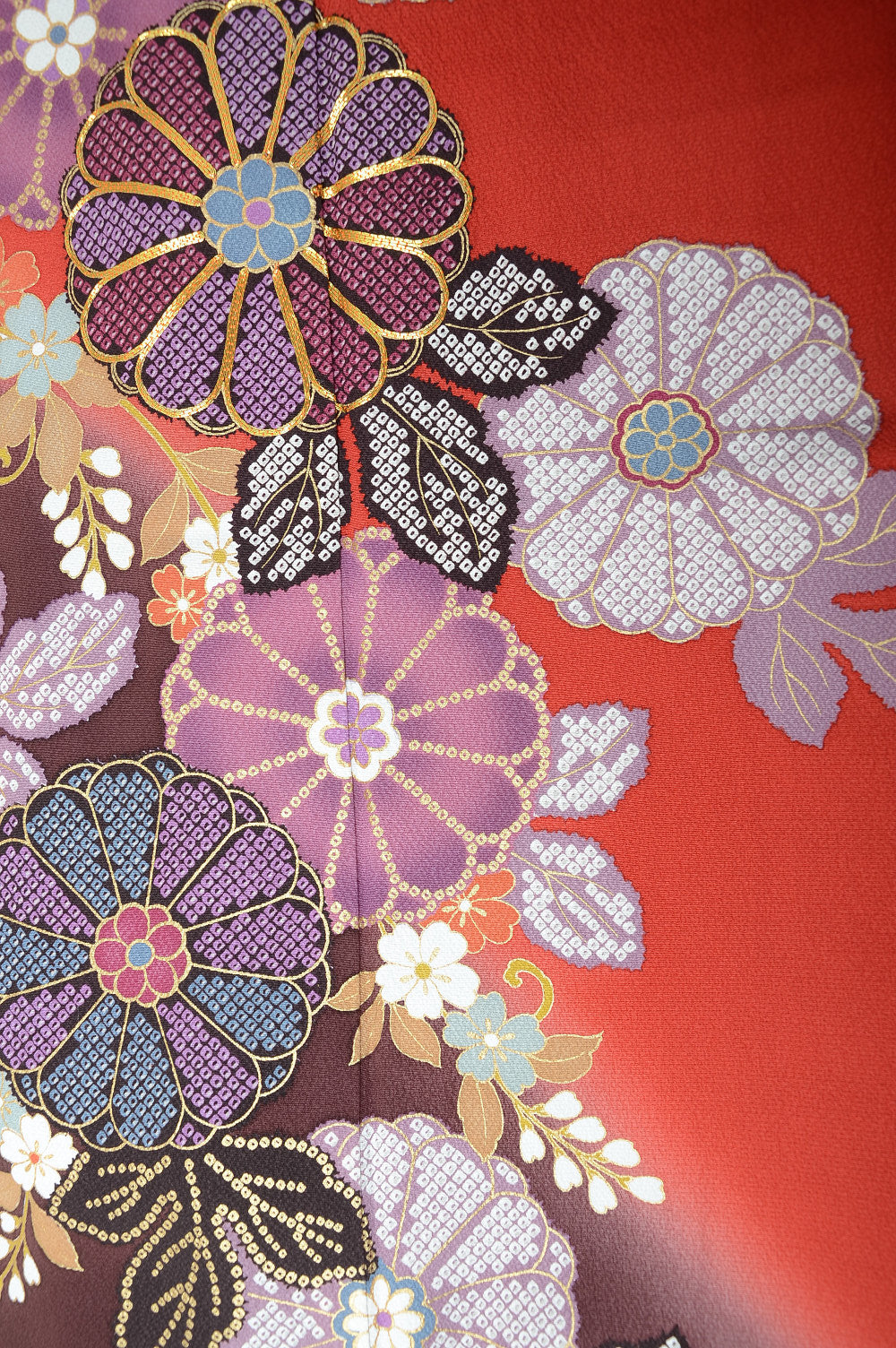 Long-sleeved kimono 6 items set / Furisode / FK#1128