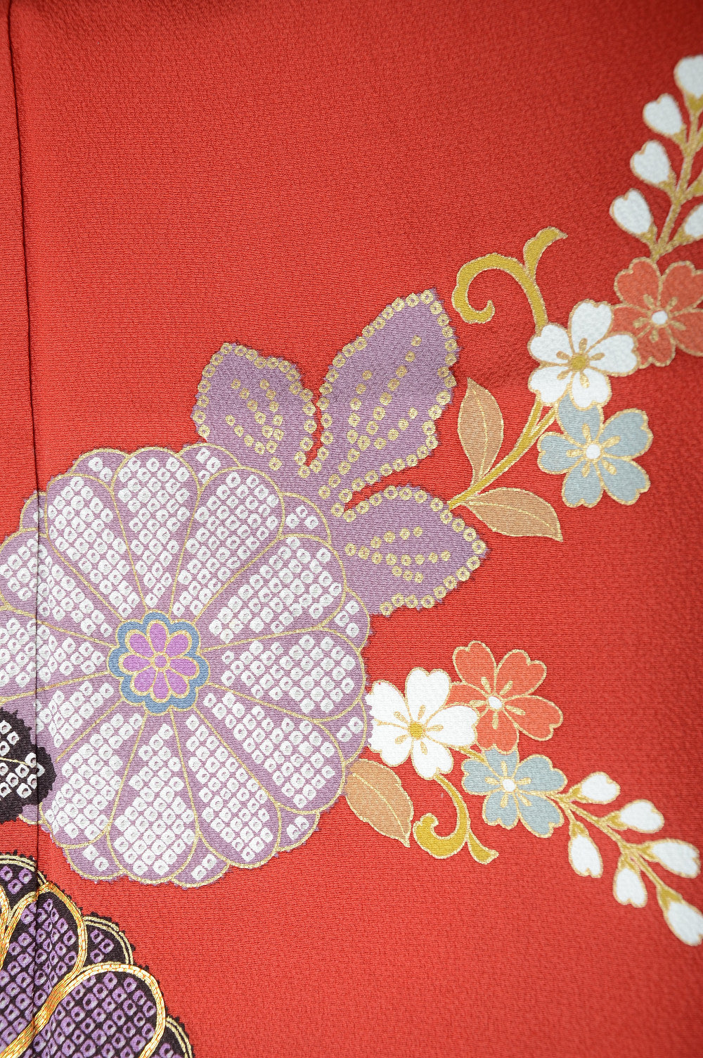 Long-sleeved kimono 6 items set / Furisode / FK#1128