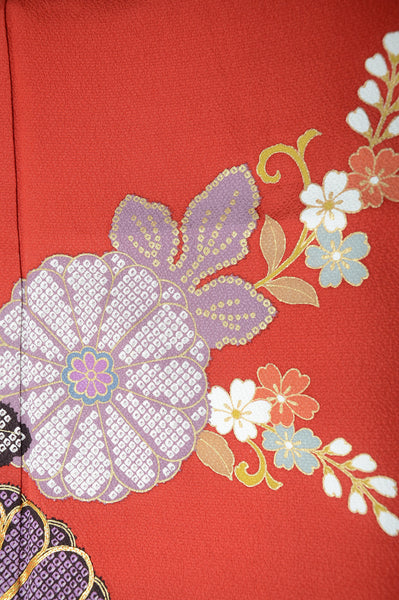 Long-sleeved kimono 6 items set / Furisode / FK#1128