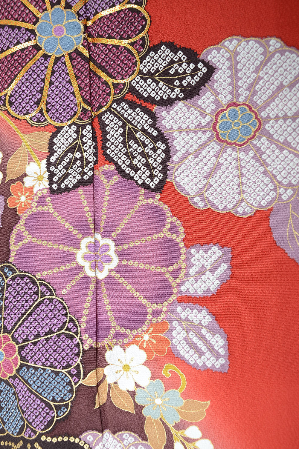 Long-sleeved kimono 6 items set / Furisode / FK#1128