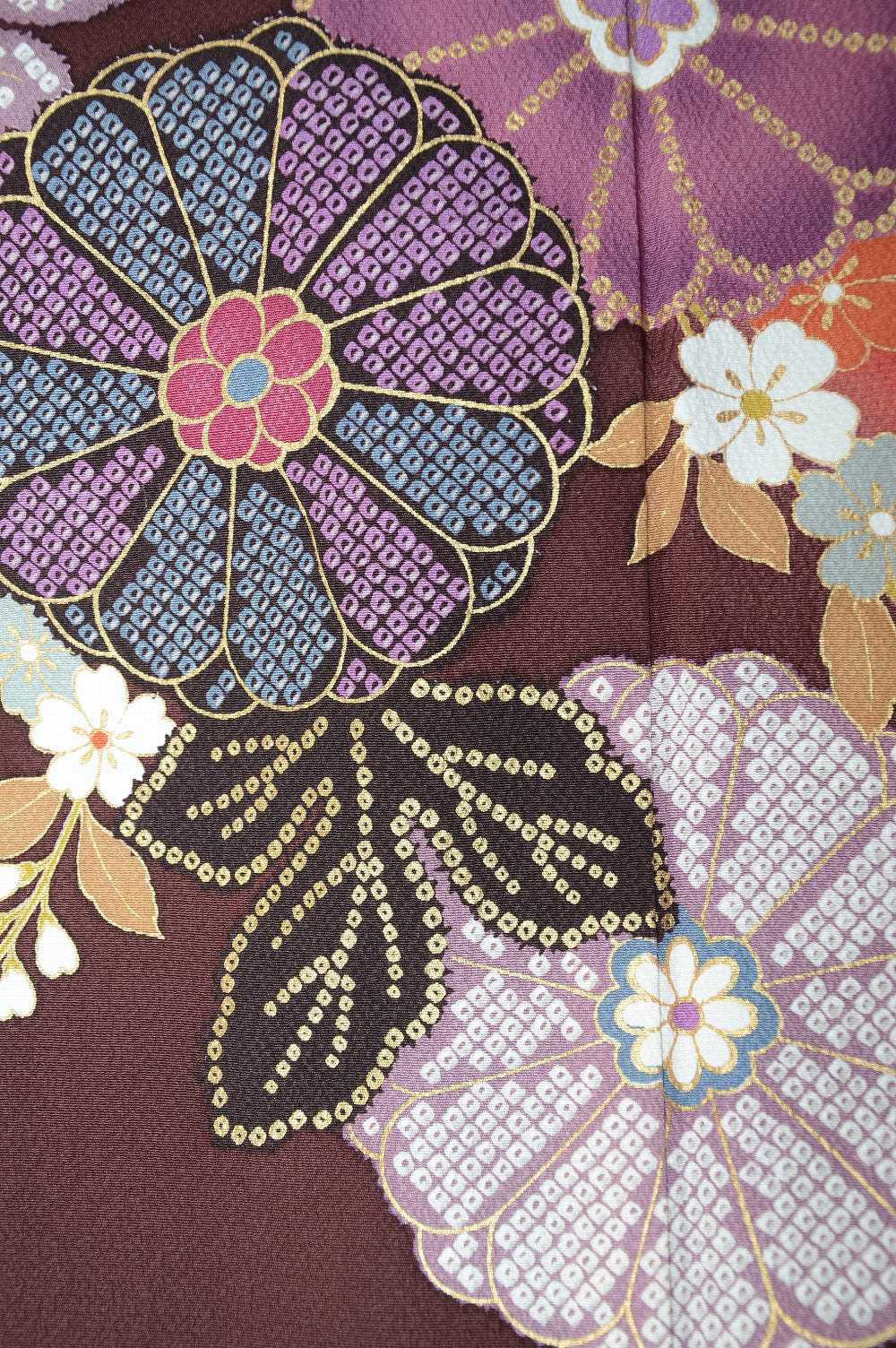 Long-sleeved kimono 6 items set / Furisode / FK#1128