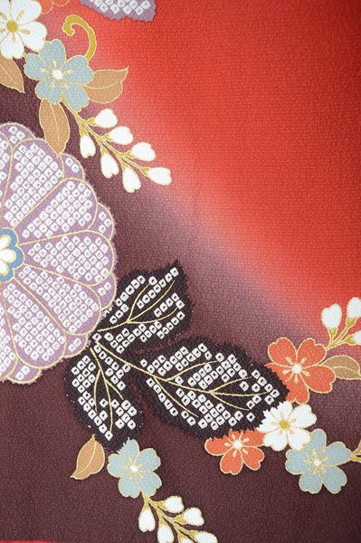 Long-sleeved kimono 6 items set / Furisode / FK#1128