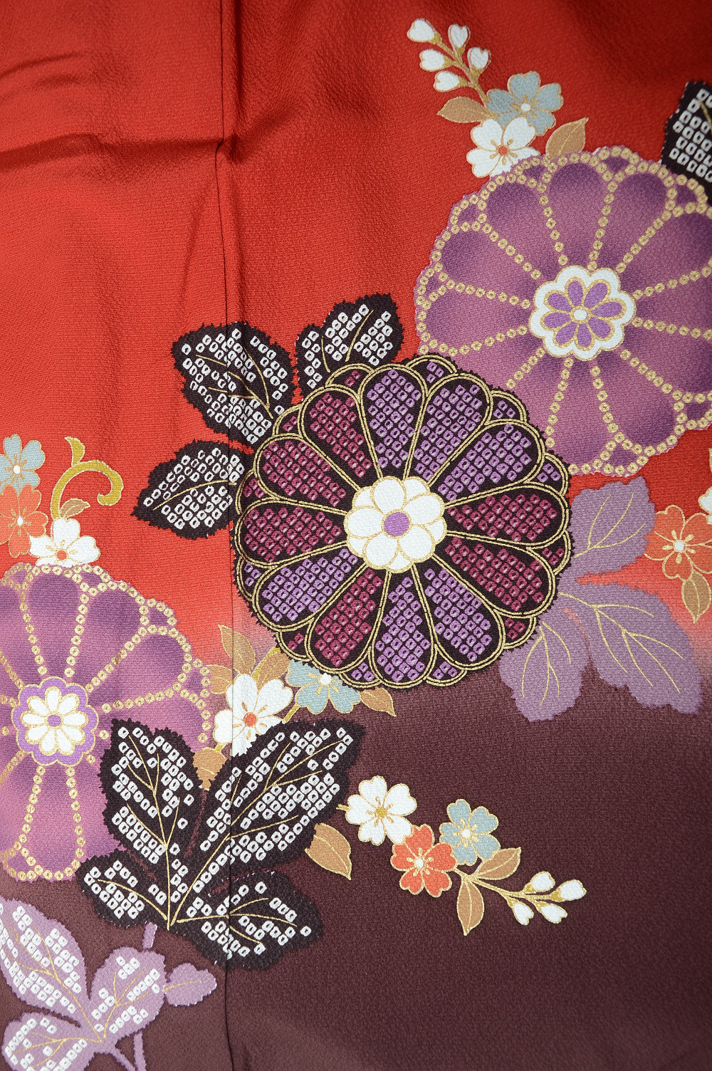 Long-sleeved kimono 6 items set / Furisode / FK#1128