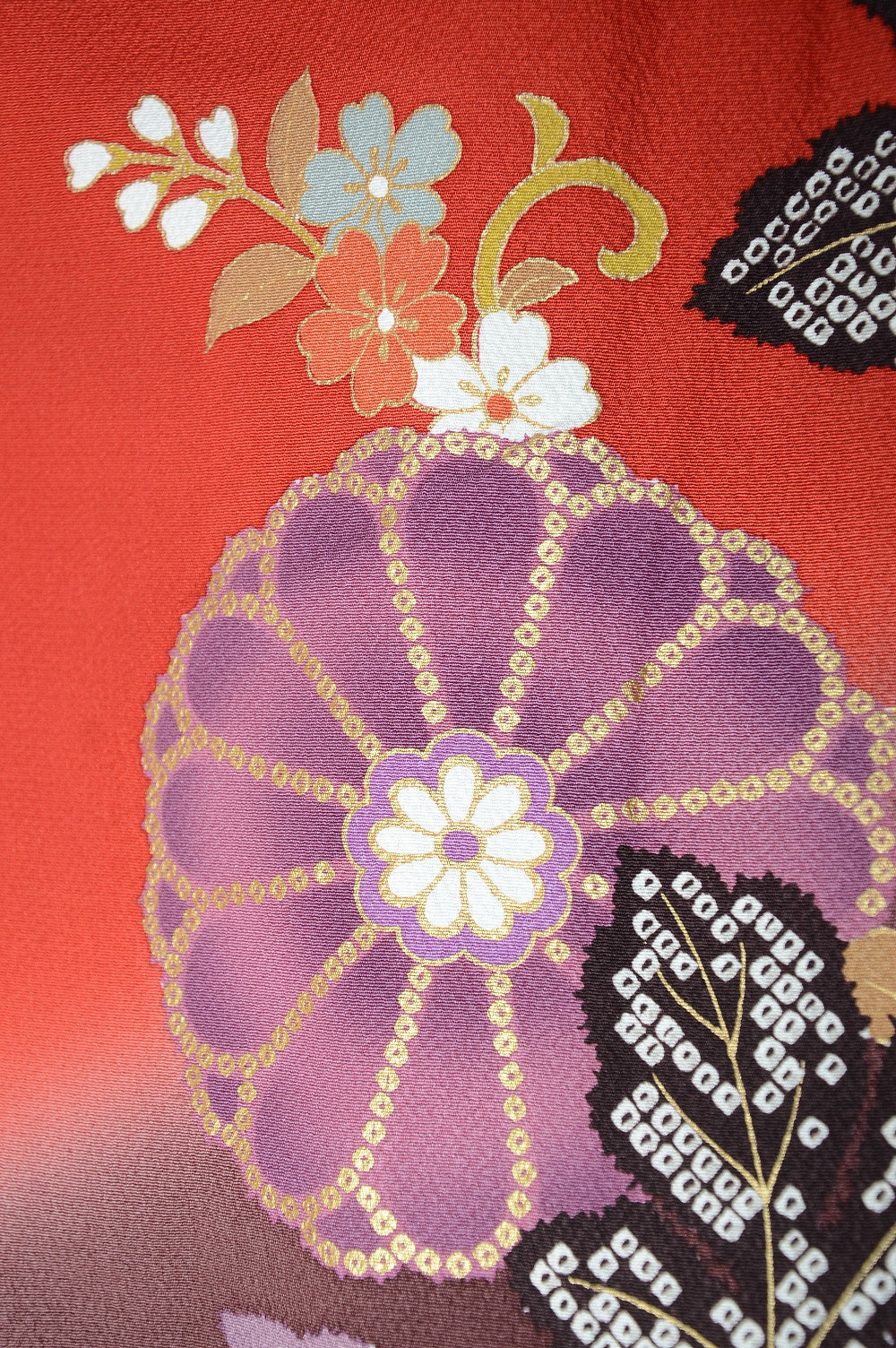 Long-sleeved kimono 6 items set / Furisode / FK#1128