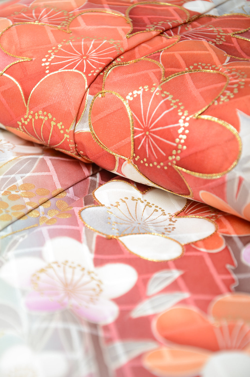 Long-sleeved kimono 6 items set / Furisode / FK#1130