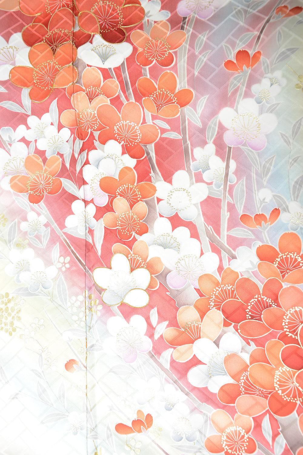 Long-sleeved kimono 6 items set / Furisode / FK#1130