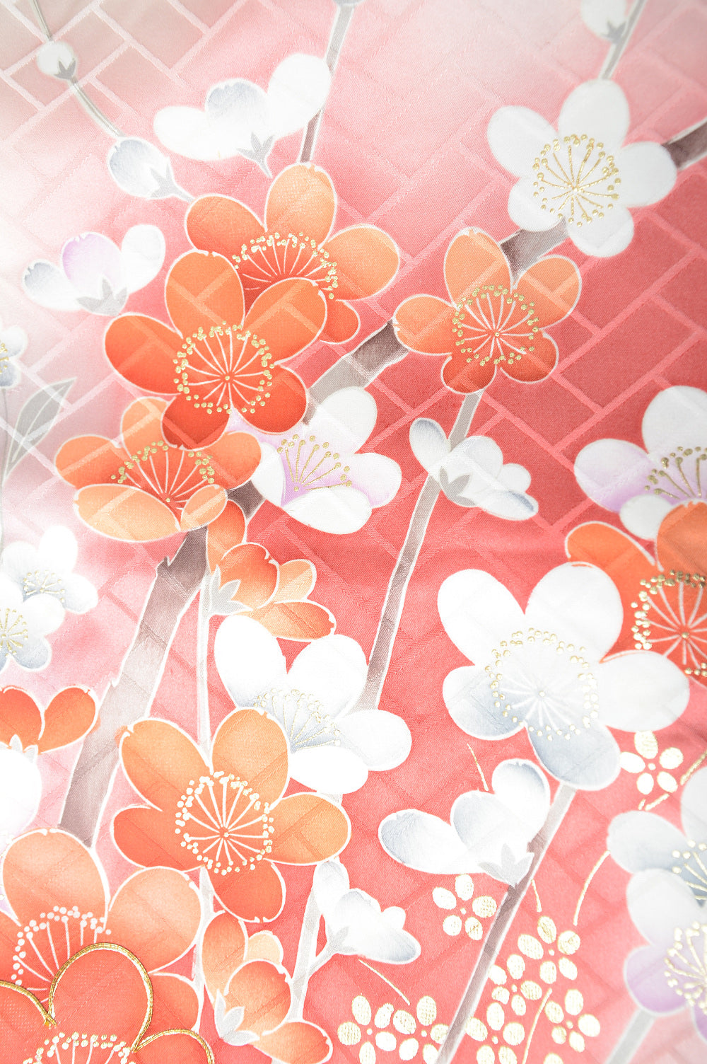 Long-sleeved kimono 6 items set / Furisode / FK#1130