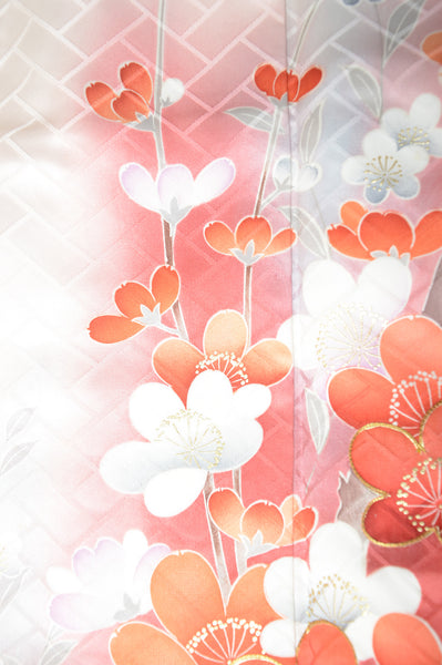 Long-sleeved kimono 6 items set / Furisode / FK#1130
