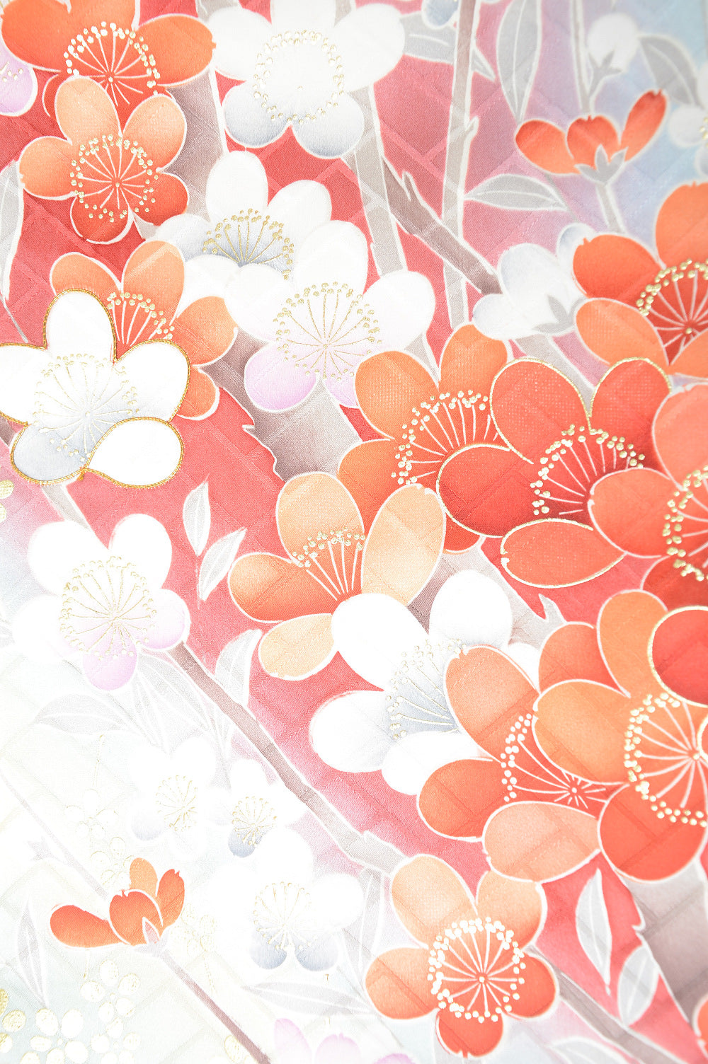 Long-sleeved kimono 6 items set / Furisode / FK#1130