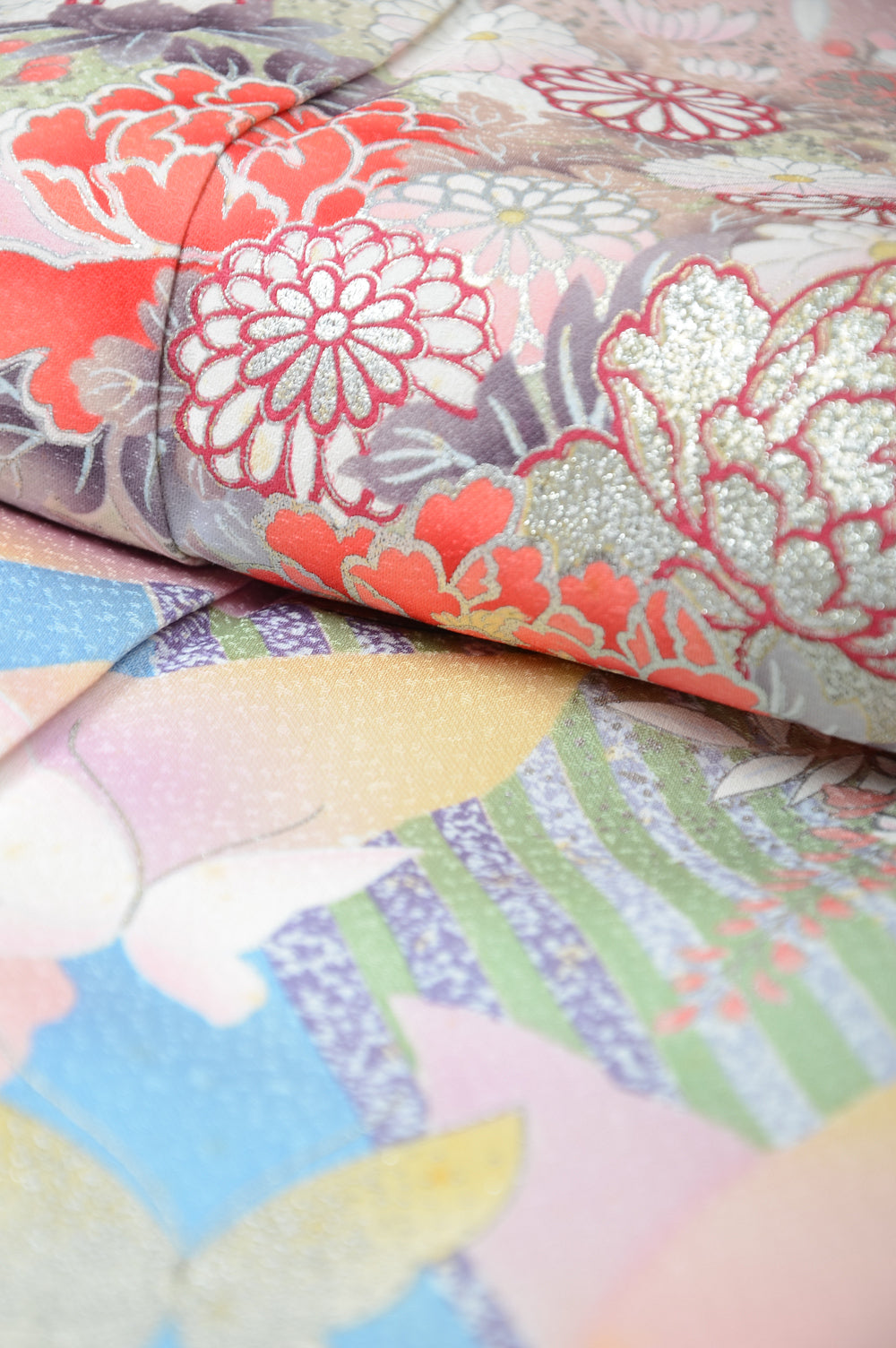 Long-sleeved kimono 6 items set / Furisode / FK#1132
