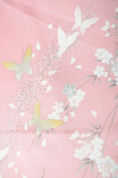 Long-sleeved kimono 6 items set / Furisode / FK#1132