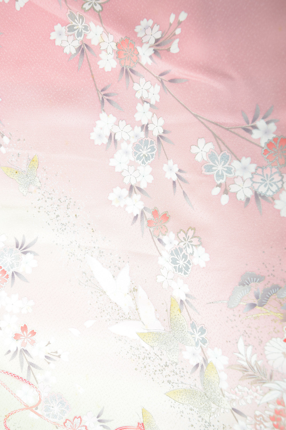 Long-sleeved kimono 6 items set / Furisode / FK#1132