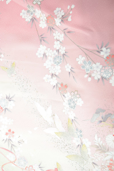 Long-sleeved kimono 6 items set / Furisode / FK#1132