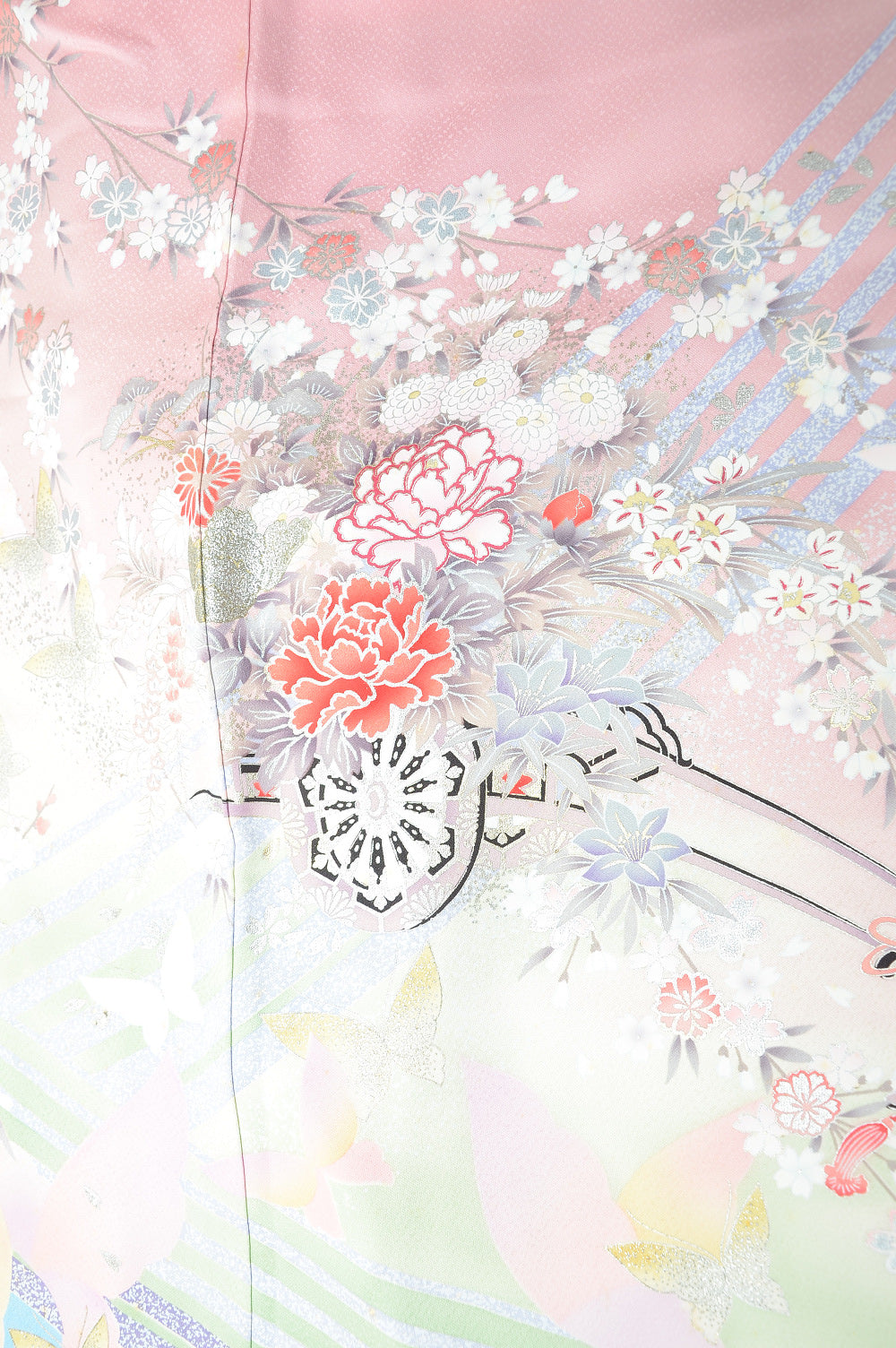 Long-sleeved kimono 6 items set / Furisode / FK#1132