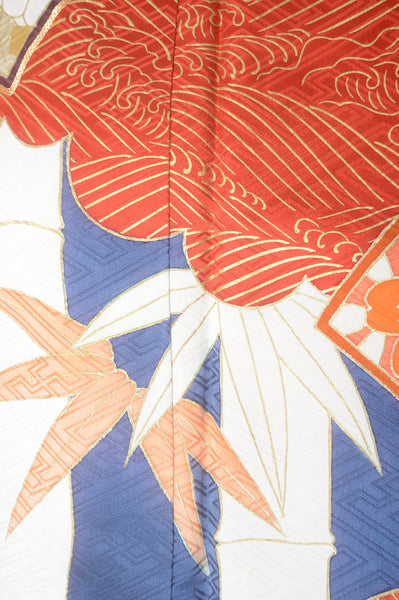 Long-sleeved kimono 6 items set / Furisode / FK#1-359