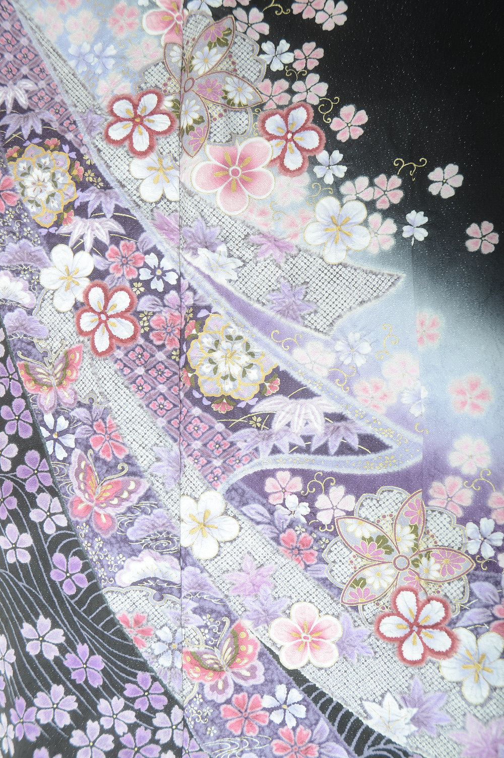 Long-sleeved kimono 6 items set / Furisode / FK#1-360